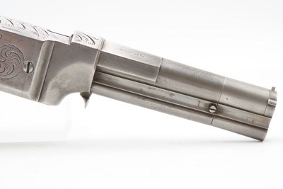 Rare c1855 Smith & Wesson VOLCANIC No. 1 Pistol .31 Caliber ENGRAVED Predecessor to the Henry & Winchester Rifles - Image 3 of 17