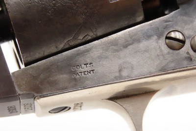 1851 Antique COLT Model 1849 “Wells Fargo” POCKET Revolver Octagonal Barrel With Stagecoach Robbery Cylinder Scene - Image 6 of 21