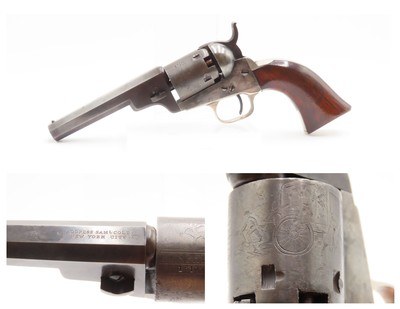 1851 Antique COLT Model 1849 “Wells Fargo” POCKET Revolver Octagonal Barrel With Stagecoach Robbery Cylinder Scene - Image 1 of 21