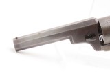 1851 Antique COLT Model 1849 “Wells Fargo” POCKET Revolver Octagonal Barrel With Stagecoach Robbery Cylinder Scene - Image 5 of 21