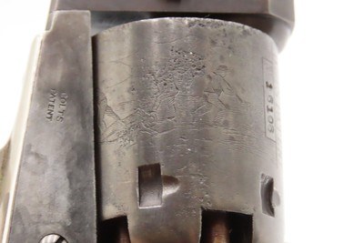 1851 Antique COLT Model 1849 “Wells Fargo” POCKET Revolver Octagonal Barrel With Stagecoach Robbery Cylinder Scene - Image 12 of 21