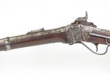 Antique SHARPS New Model 1863 .50-70 GOVT. CARTRIDGE CONVERSION SR CarbineCIVIL WAR|WILD WEST US Contract Saddle Ring Carbine - 17 of 20