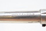 STL MISSOURI Simmons Hardware LETTERED Antique COLT 1877 THUNDERER Revolver ETCHED PANEL Sheriff’s Model .41 Caliber - 10 of 21