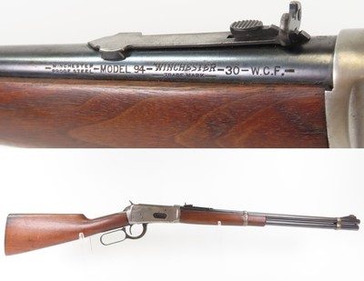 1937 Mfr. WINCHESTER M1894 .30 WCF Lever Action C&R Carbine DEER HUNTERICONIC Hunting/Sporting Rifle in .30-30 Caliber - Image 1 of 24