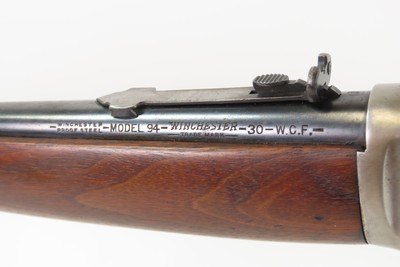 1937 Mfr. WINCHESTER M1894 .30 WCF Lever Action C&R Carbine DEER HUNTERICONIC Hunting/Sporting Rifle in .30-30 Caliber - Image 22 of 24