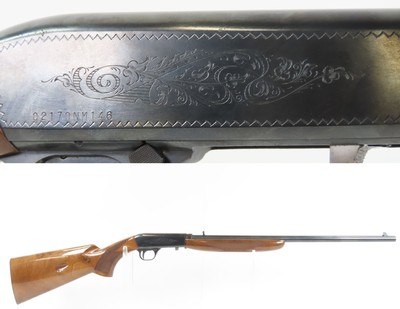 BOXED & ENGRAVED Browning .22 RF TAKEDOWN Semi-Auto SPORTING Modern RifleCirca 1990 mfr. Afternoon SMALL GAME / PLINKER - Image 1 of 24
