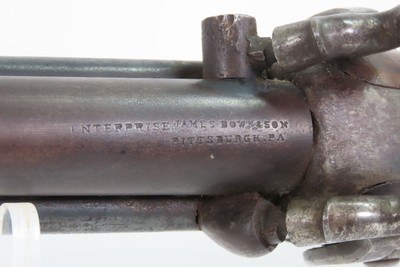 JAMES BROWN &SON Antique O/U COMBINATION Rifle-Shotgun .38 Caliber-16 Gauge Frontier Longarm made in PITTSBURGH & MICHIGAN - Image 18 of 25