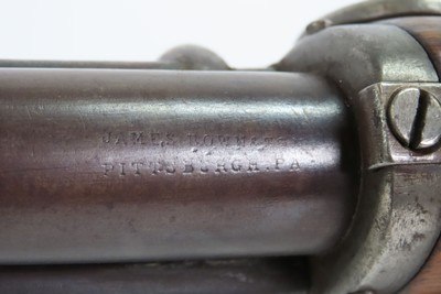 JAMES BROWN &SON Antique O/U COMBINATION Rifle-Shotgun .38 Caliber-16 Gauge Frontier Longarm made in PITTSBURGH & MICHIGAN - Image 12 of 25
