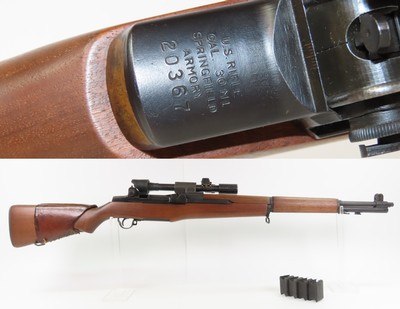 SNIPER CONFIGURED U.S. Springfield M1D GARAND .30-06 Rifle C&R w/ M84 SCOPE With Early 5-Digit SN Receiver Made in 1939 - Image 1 of 23
