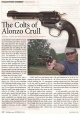 UNIQUE & SCARCE Antique ALONZO CRULL Upgraded Antique COLT M1877 Revolver Converted to a MINIATURIZED SINGLE ACTION ARMY - 22 of 23