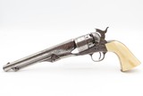 ENGRAVED CIVIL WAR Antique COLT Model 1860 Army with IVORY GRIP Made 1864With Gustave Young Pattern Scroll Engraving - Image 2 of 18
