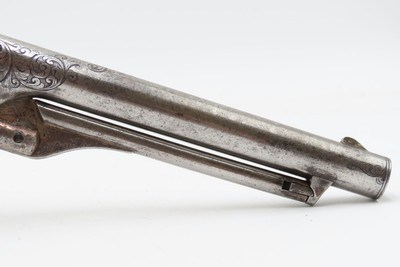 ENGRAVED CIVIL WAR Antique COLT Model 1860 Army with IVORY GRIP Made 1864With Gustave Young Pattern Scroll Engraving - Image 10 of 18