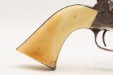ENGRAVED CIVIL WAR Antique COLT Model 1860 Army with IVORY GRIP Made 1864With Gustave Young Pattern Scroll Engraving - Image 13 of 18
