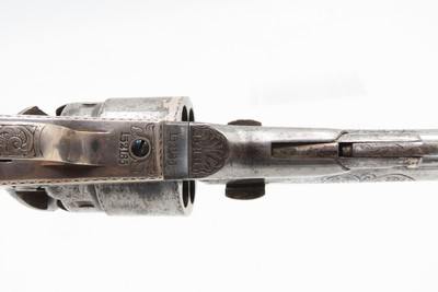 ENGRAVED CIVIL WAR Antique COLT Model 1860 Army with IVORY GRIP Made 1864With Gustave Young Pattern Scroll Engraving - Image 7 of 18