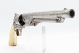 ENGRAVED CIVIL WAR Antique COLT Model 1860 Army with IVORY GRIP Made 1864With Gustave Young Pattern Scroll Engraving - Image 8 of 18
