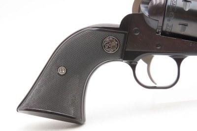 Cased RUGER New Model SINGLE SIX .22 WMRF Single Action Revolver EXCELLENTFACTORY CASED w/MATCHING .22 LR RF Extra Cylinder - Image 7 of 21