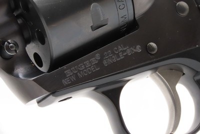 Cased RUGER New Model SINGLE SIX .22 WMRF Single Action Revolver EXCELLENTFACTORY CASED w/MATCHING .22 LR RF Extra Cylinder - Image 19 of 21