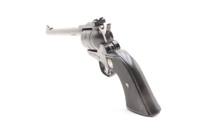 Cased RUGER New Model SINGLE SIX .22 WMRF Single Action Revolver EXCELLENTFACTORY CASED w/MATCHING .22 LR RF Extra Cylinder - Image 21 of 21