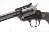 Cased RUGER New Model SINGLE SIX .22 WMRF Single Action Revolver EXCELLENTFACTORY CASED w/MATCHING .22 LR RF Extra Cylinder - Image 17 of 21