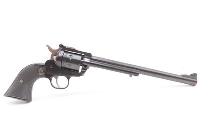 Cased RUGER New Model SINGLE SIX .22 WMRF Single Action Revolver EXCELLENTFACTORY CASED w/MATCHING .22 LR RF Extra Cylinder - Image 4 of 21