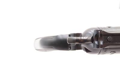 Cased RUGER New Model SINGLE SIX .22 WMRF Single Action Revolver EXCELLENTFACTORY CASED w/MATCHING .22 LR RF Extra Cylinder - Image 14 of 21
