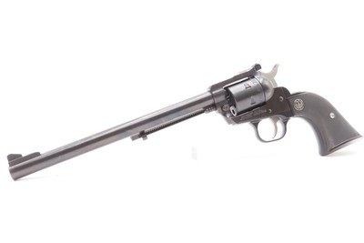 Cased RUGER New Model SINGLE SIX .22 WMRF Single Action Revolver EXCELLENTFACTORY CASED w/MATCHING .22 LR RF Extra Cylinder - Image 15 of 21