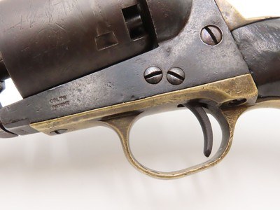 CIVIL WAR|WILD WEST Antique COLT M1851 NAVY Percussion Revolver GUNFIGHTERIllinois Unit Marked - Image 6 of 19