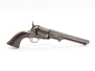 CIVIL WAR|WILD WEST Antique COLT M1851 NAVY Percussion Revolver GUNFIGHTERIllinois Unit Marked - Image 16 of 19