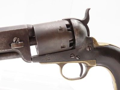 CIVIL WAR|WILD WEST Antique COLT M1851 NAVY Percussion Revolver GUNFIGHTERIllinois Unit Marked - Image 4 of 19