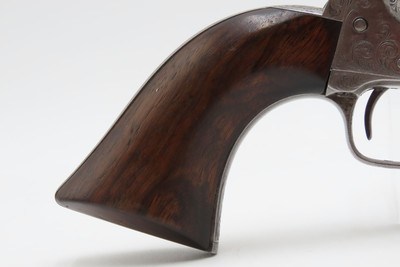 LONDON COLT M1851 NAVY Revolver CASED & FACTORY ENGRAVED Percussion Antique Made in England with English Engraving - Image 4 of 20
