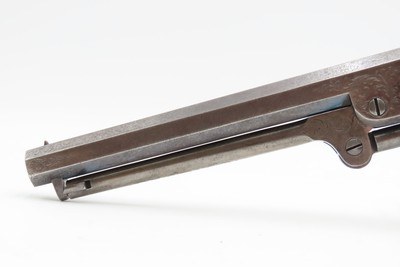 LONDON COLT M1851 NAVY Revolver CASED & FACTORY ENGRAVED Percussion Antique Made in England with English Engraving - Image 19 of 20