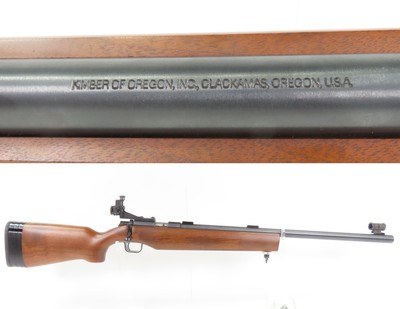 U.S. KIMBER M82 GOVERNMENT Bolt Action Single Shot MILITARY TRAINING RifleVERY NICE with EXTRA PARTS for SIGHTS