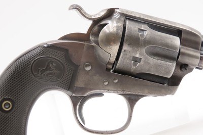 1907 mfr. COLT Bisley SINGLE ACTION ARMY .38-40 WCF C&R Revolver SAA With Hand-Tooled Heiser of Denver Holster - Image 6 of 23