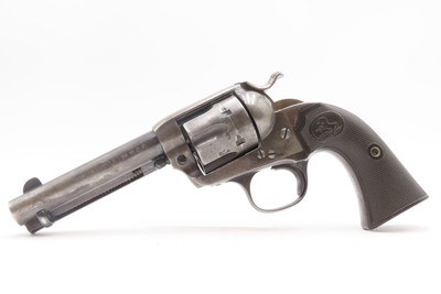 1907 mfr. COLT Bisley SINGLE ACTION ARMY .38-40 WCF C&R Revolver SAA With Hand-Tooled Heiser of Denver Holster - Image 16 of 23