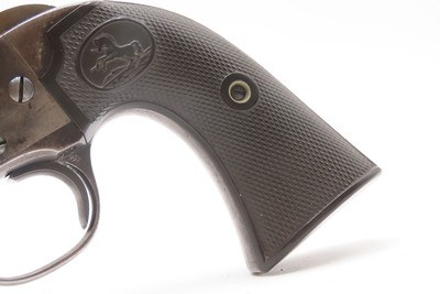 1907 mfr. COLT Bisley SINGLE ACTION ARMY .38-40 WCF C&R Revolver SAA With Hand-Tooled Heiser of Denver Holster - Image 19 of 23