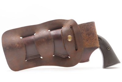 1907 mfr. COLT Bisley SINGLE ACTION ARMY .38-40 WCF C&R Revolver SAA With Hand-Tooled Heiser of Denver Holster - Image 3 of 23