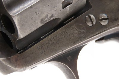 1907 mfr. COLT Bisley SINGLE ACTION ARMY .38-40 WCF C&R Revolver SAA With Hand-Tooled Heiser of Denver Holster - Image 21 of 23