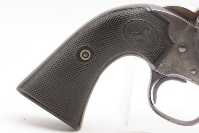 1907 mfr. COLT Bisley SINGLE ACTION ARMY .38-40 WCF C&R Revolver SAA With Hand-Tooled Heiser of Denver Holster - Image 7 of 23