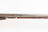 BRITISH Antique W.P. JONES 13 Gauge Double Barrel Perc SHOTGUN Side by Side With GERMAN SILVER STAG THEMED PATCHBOX - 16 of 23