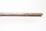 BRITISH Antique W.P. JONES 13 Gauge Double Barrel Perc SHOTGUN Side by Side With GERMAN SILVER STAG THEMED PATCHBOX - 14 of 23