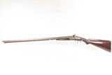 BRITISH Antique W.P. JONES 13 Gauge Double Barrel Perc SHOTGUN Side by Side With GERMAN SILVER STAG THEMED PATCHBOX - 12 of 23