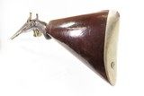 BRITISH Antique W.P. JONES 13 Gauge Double Barrel Perc SHOTGUN Side by Side With GERMAN SILVER STAG THEMED PATCHBOX - 22 of 23
