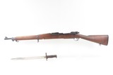 1907 U.S. SPRINGFIELD M1903 .30-06 Bolt Action C&R MILITARY Rifle w/BAYONET INFANTRY “SA/FLAMING BOMB/11-07” Barrel w/SCABBARD - 15 of 24