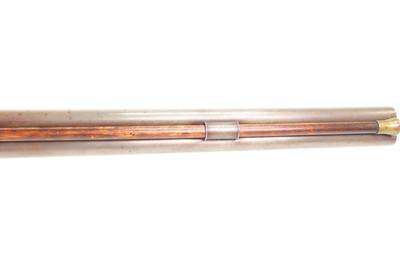ENGLISH Antique R. HUGHES 14 Bore Double Barrel Percussion SHOTGUN ENGRAVED British SIDE x SIDE with GAME SCENE ENGRAVING - Image 8 of 25