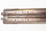 ENGLISH Antique R. HUGHES 14 Bore Double Barrel Percussion SHOTGUN ENGRAVED British SIDE x SIDE with GAME SCENE ENGRAVING - Image 18 of 25