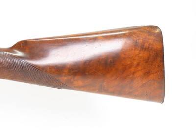 ENGLISH Antique R. HUGHES 14 Bore Double Barrel Percussion SHOTGUN ENGRAVED British SIDE x SIDE with GAME SCENE ENGRAVING - Image 24 of 25