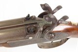 ENGLISH Antique R. HUGHES 14 Bore Double Barrel Percussion SHOTGUN ENGRAVED British SIDE x SIDE with GAME SCENE ENGRAVING - Image 17 of 25