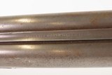ENGLISH Antique R. HUGHES 14 Bore Double Barrel Percussion SHOTGUN ENGRAVED British SIDE x SIDE with GAME SCENE ENGRAVING - Image 16 of 25