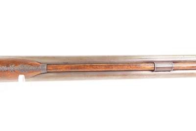 ENGLISH Antique R. HUGHES 14 Bore Double Barrel Percussion SHOTGUN ENGRAVED British SIDE x SIDE with GAME SCENE ENGRAVING - Image 9 of 25