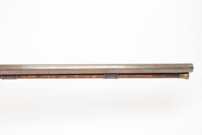 ENGLISH Antique R. HUGHES 14 Bore Double Barrel Percussion SHOTGUN ENGRAVED British SIDE x SIDE with GAME SCENE ENGRAVING - Image 3 of 25